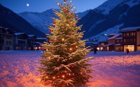 A Swiss Christmas Tradition: Lighting Candles on a Tree Without Setting It Ablaze