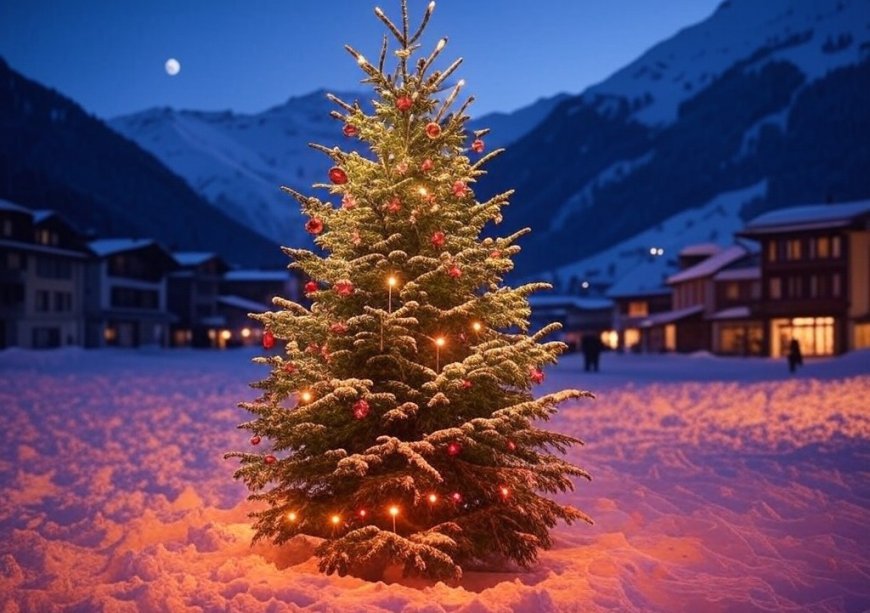 A Swiss Christmas Tradition: Lighting Candles on a Tree Without Setting It Ablaze