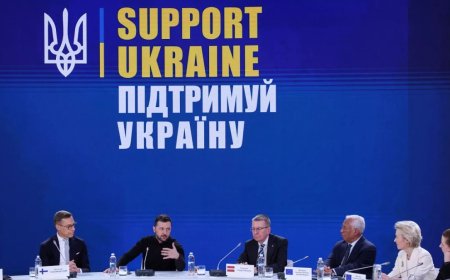 European leaders reaffirm military and financial support for Ukraine