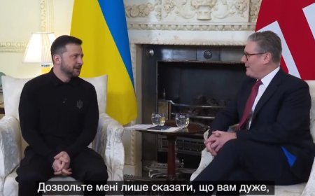 Historic meeting in London: Ukraine and UK sign defence loan agreement