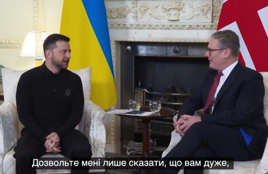 Historic meeting in London: Ukraine and UK sign defence loan agreement