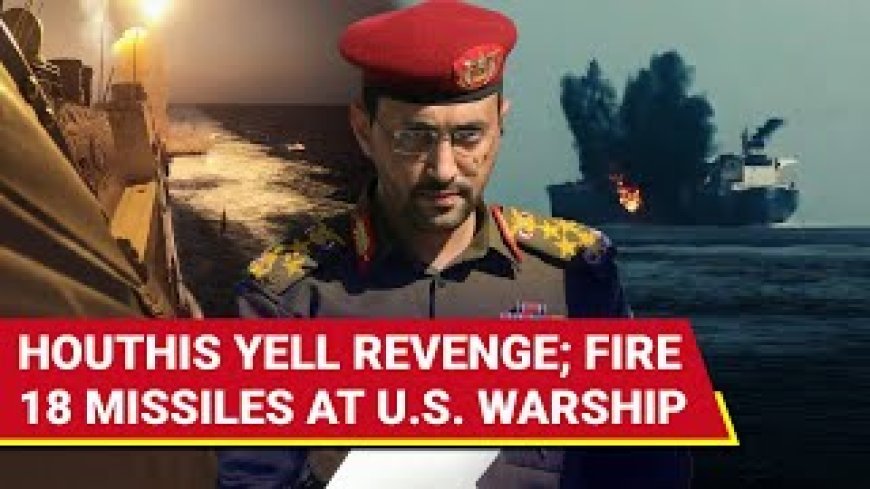 Houthis lançam 18 mísseis no USS Harry Truman em retaliação aos ataques dos EUA