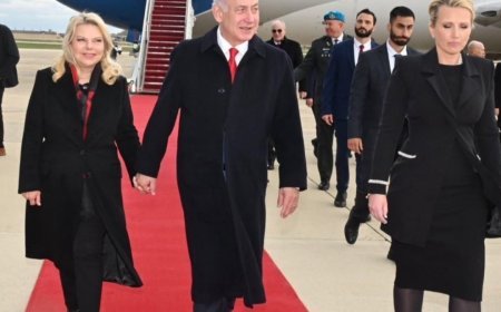 Netanyahu lands in Washington for a key meeting with Donald Trump