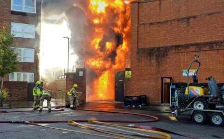 Fire at London power substation after massive blackout in Europe