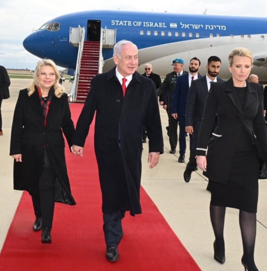 Netanyahu lands in Washington for a key meeting with Donald Trump