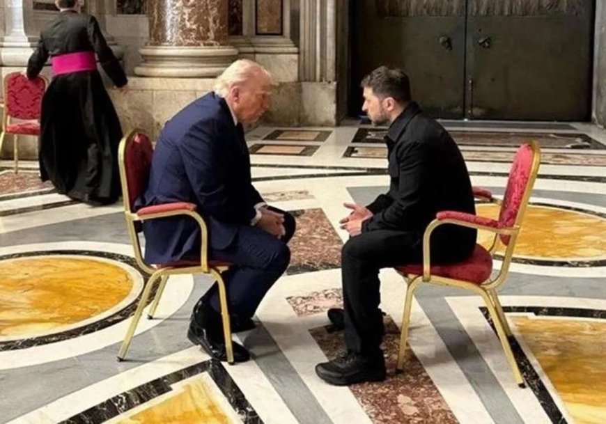 Zelensky se encontra em Roma com Trump, Macron, von der Leyen e Starmer em um novo impulso pela paz na Ucrânia
