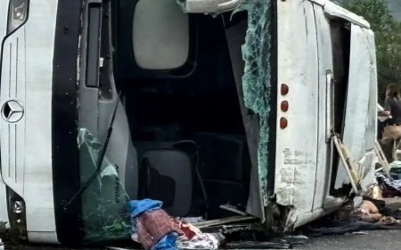 Tragedy in Nuevo León: 11 dead and 20 injured after tourist bus overturns