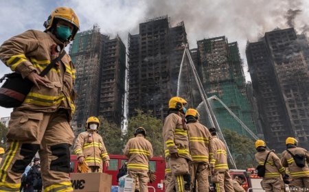 Aumenta numero de mortos e feridos após  incêndio em complexo residencial  que deixa 75 mortos e centenas de desaparecidos