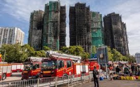 Marcas da Tragédia em Hong Kong: incêndio devastador já deixa 146 mortos e dezenas de feridos