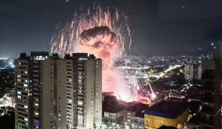 Explosão gigantesca na Zona Leste cria “nuvem cogumelo” e moradores entram em pânico: “Achei que fosse um atentado”