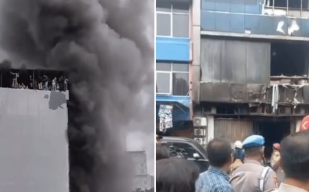 Tragédia em Jacarta: Incêndio Devastador Engole Prédio de 7 Andares e Mata 17 Pessoas