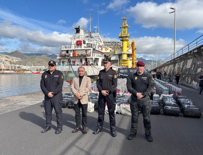 España realiza la mayor incautación de cocaína de su historia en un cargamento procedente de Brasil
