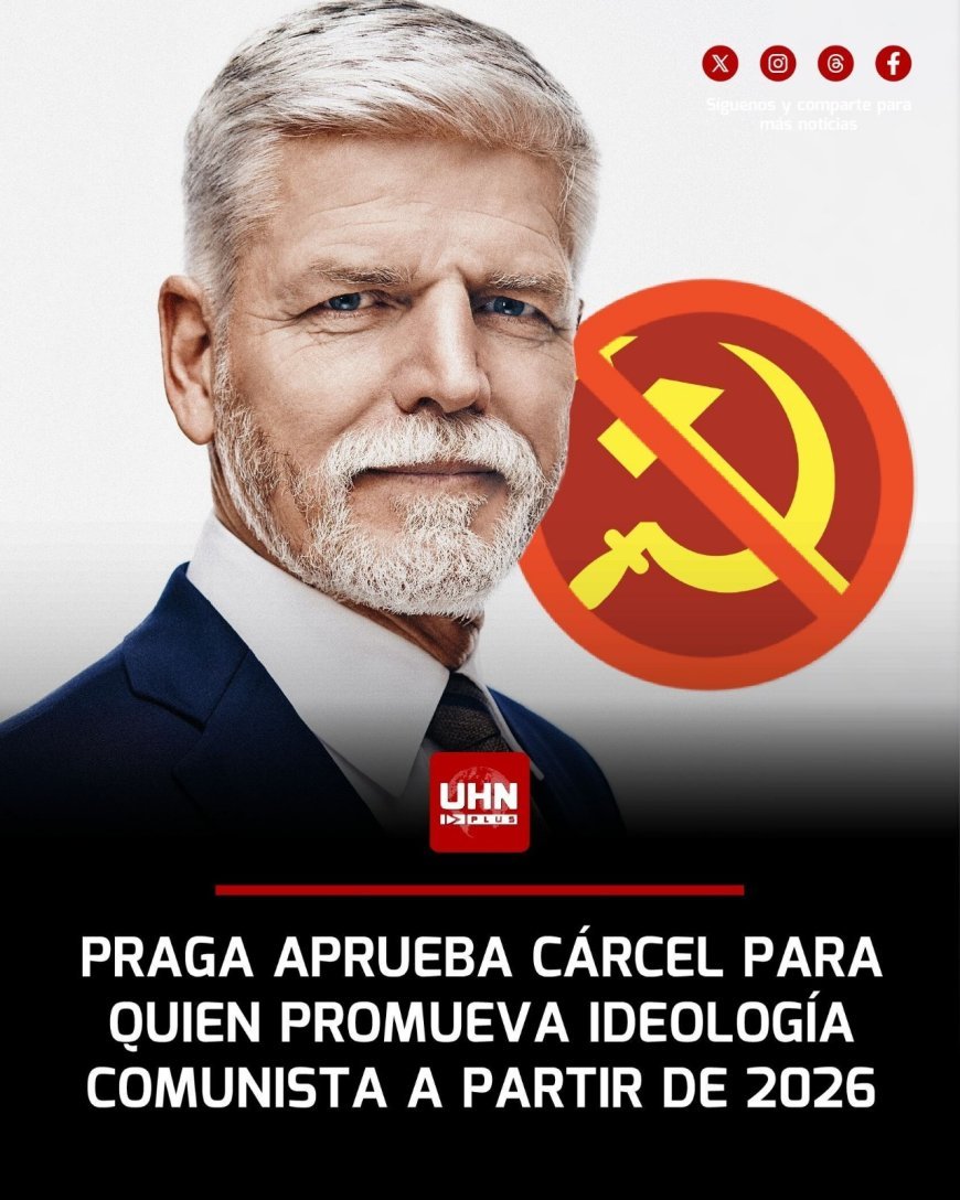 Czech Republic approves historic amendment: up to 5 years in prison for promoting communist ideology, equated to Nazi glorification