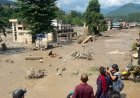 Simulation of the Nepal Disaster: Himalayan Glacier Collapses, Blocks Lhende Khola, and Releases a Wave of Mud That Sweeps Everything in its Path