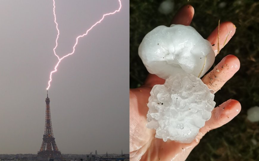 Destructive hail up to 8 cm in diameter hits the corridor between Besançon and Baume-les-Dames